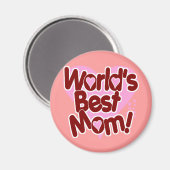 Die beste Mama der Welt Magnet (Vorderseite/Rückseite)