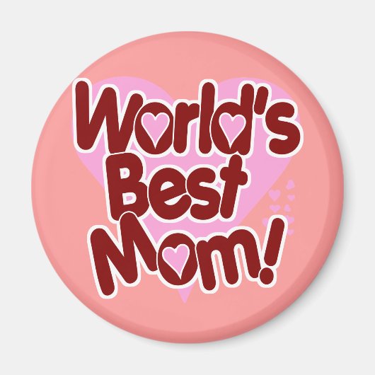 Die beste Mama der Welt Magnet (Vorne)