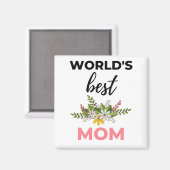 Die beste Mama der Welt Magnet (Vorderseite/Rückseite)