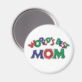 Die beste Mama der Welt Magnet (Vorderseite/Rückseite)