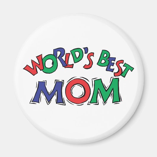 Die beste Mama der Welt Magnet (Vorne)