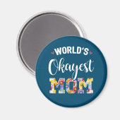 Die beste Mama der Welt Magnet (Vorderseite/Rückseite)