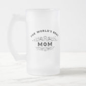 Die beste Mama der Welt Mattglas Bierglas (Links)