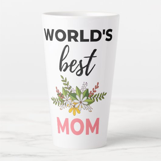 Die beste Mama der Welt Milchtasse (Vorderseite)