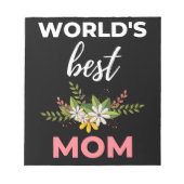 Die beste Mama der Welt Notizblock (Vorderseite)