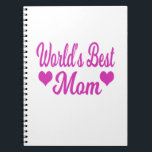 Die beste Mama der Welt Notizblock<br><div class="desc">NOTEBOOK That Says World's Best Mom. Perfekt gift for Christmas,  Birthdays,  Mother's Day or Day.</div>