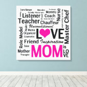 Die beste Mama der Welt, Phantastisch 24-7 Multita Leinwanddruck (Insitu (Holzboden))