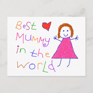 Die beste Mama der Welt Postkarte