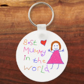 Die beste Mama der Welt Schlüsselanhänger (Vorderseite)