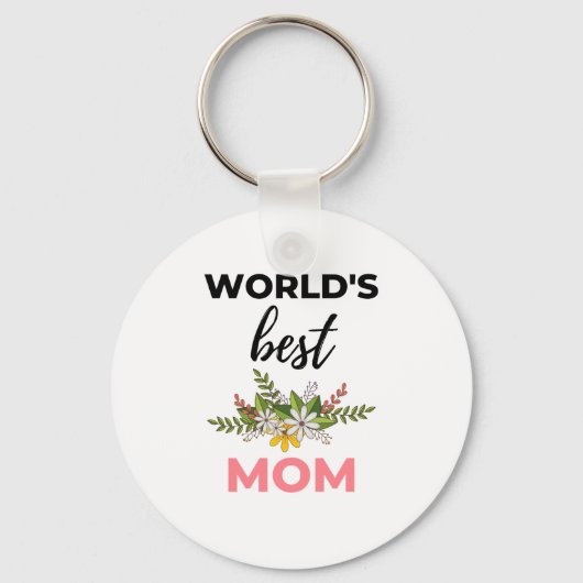 Die beste Mama der Welt Schlüsselanhänger (Vorderseite)