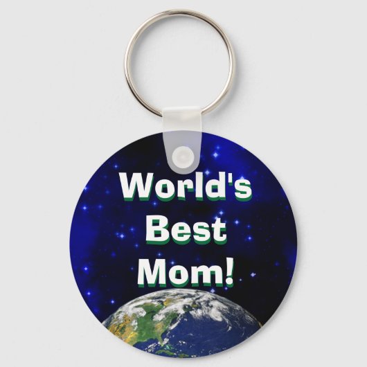 Die beste Mama der Welt! Schlüsselanhänger (Vorderseite)