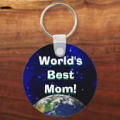 Die beste Mama der Welt! Schlüsselanhänger (Vorderseite)