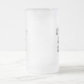 Die beste Mama der Welt (Schmetterling) Mattglas Bierglas (Mittel)