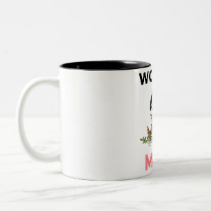 Die beste Mama der Welt schwarz Zweifarbige Tasse