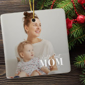 Die beste Mama der Welt seit 20XX Foto Keramikornament