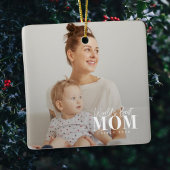 Die beste Mama der Welt seit 20XX Foto Keramikornament