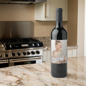 Die beste Mama der Welt seit 20XX Foto Weinetikett