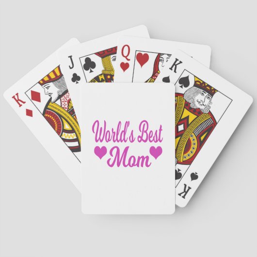 Die beste Mama der Welt Spielkarten (Rückseite)