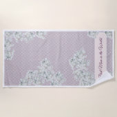 Die beste Mama der Welt Strandtuch (Vorderseite)