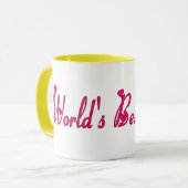 Die beste Mama der Welt Tasse (Vorderseite Links)