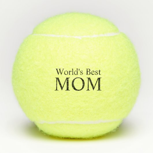 Die beste Mama der Welt Tennisbälle (Vorderseite)