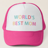 Die beste Mama der Welt Truckerkappe (Vorderseite)