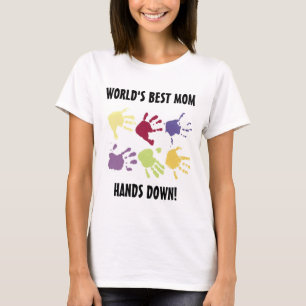 Die beste Mama der Welt übergibt unten T - Shirt