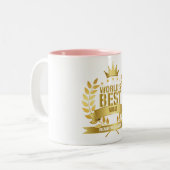 Die beste Mama der Welt Zweifarbige Tasse (Vorderseite Links)