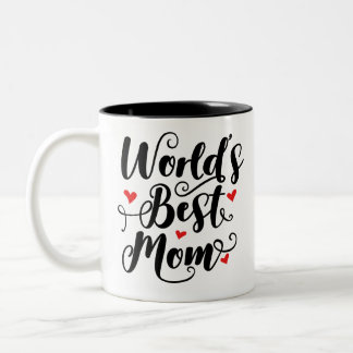 Die beste Mama der Welt Zweifarbige Tasse