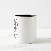 Die beste Mama der Welt Zweifarbige Tasse (Mittel)