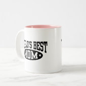 Die beste Mama der Welt Zweifarbige Tasse (Vorderseite Links)