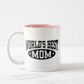 Die beste Mama der Welt Zweifarbige Tasse (Links)