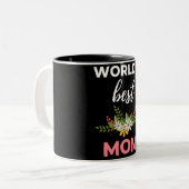 Die beste Mama der Welt Zweifarbige Tasse (Vorderseite Links)