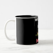 Die beste Mama der Welt Zweifarbige Tasse (Links)