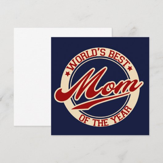 Die beste Mama des Jahres (Vorne/Hinten)