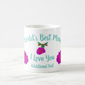 Die beste Mama Dragonfly der Welt - Zinnia Persona Kaffeetasse (Mittel)