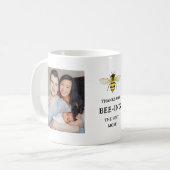 Die beste Mama | Einfache Niedliche Bienen und Fot Kaffeetasse (Vorderseite Links)