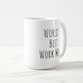 Die beste Mama für Arbeit Kaffeetasse (VorderseiteRechts)