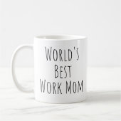 Die beste Mama für Arbeit Kaffeetasse (Links)