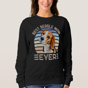 Die beste Mama für Beagle je Muttertag Sweatshirt