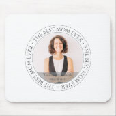 Die beste Mama für das moderne klassische Foto Mousepad (Vorne)