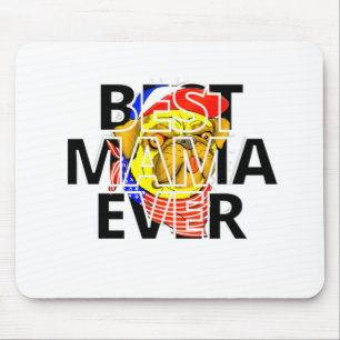 Die beste Mama für den Mops jemals in der Welt Mousepad