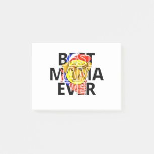 Die beste Mama für den Mops jemals in der Welt Post-it Klebezettel