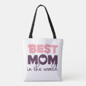 Die beste Mama für den Welttag der Mutter Tasche (Rückseite)