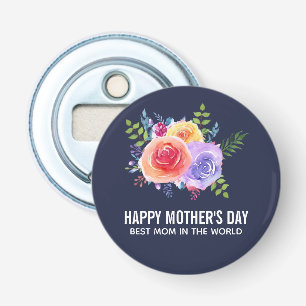 Die beste Mama für die Rose zum WeltMuttertag Flaschenöffner