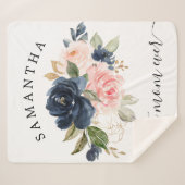 Die beste Mama für die Wasserfarben Sherpadecke (Vorderseite (Horizontal))