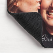 Die beste Mama für einfaches, modernes Foto-Script Mousepad (Ecke)