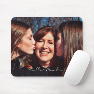 Die beste Mama für einfaches, modernes Foto-Script Mousepad