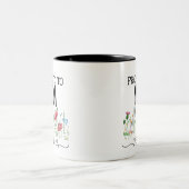 Die beste Mama für Est 2025 - Zwei-Tone-Co Zweifarbige Tasse (Mittel)