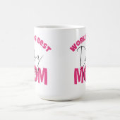 Die beste Mama für Hunde der Welt Kaffeetasse (Mittel)